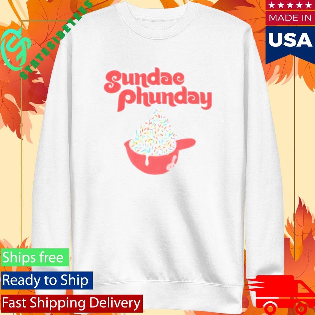 Phillies Sundae Phunday Ice Cream Helmet Shirt