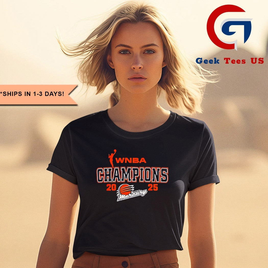 Phoenix Mercury 2025 WNBA Champions shirt