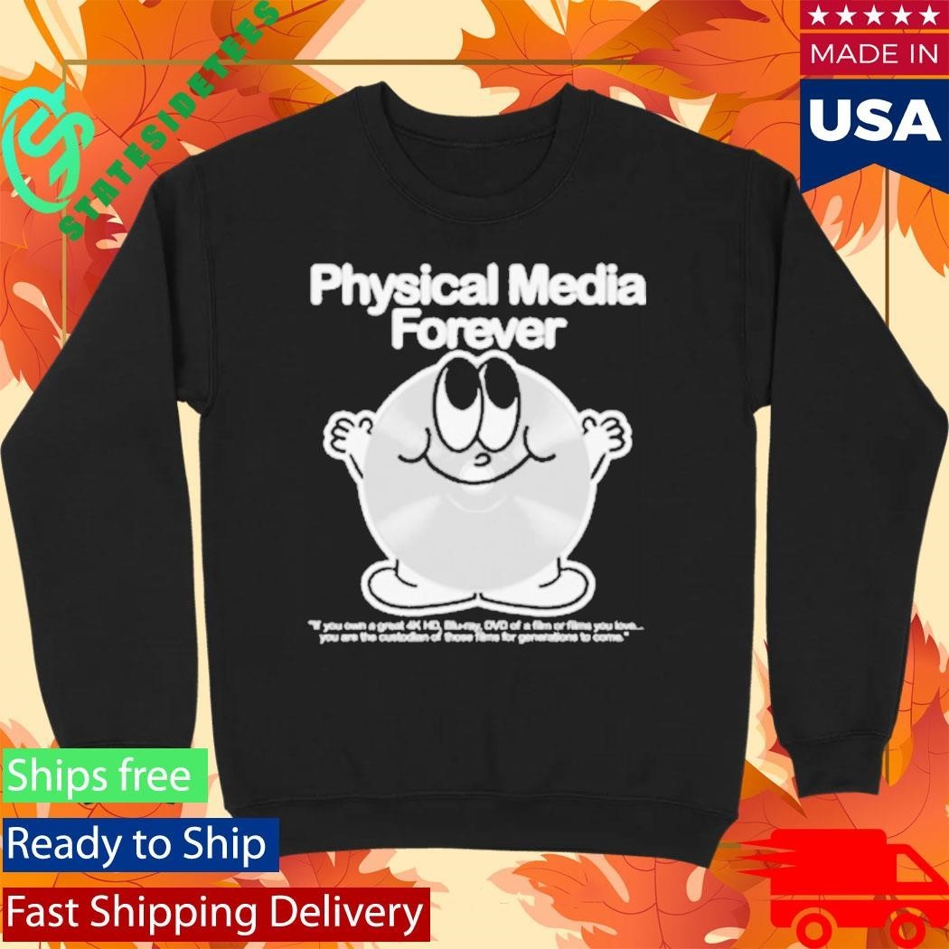 Physical Media Forever Wide Shirt