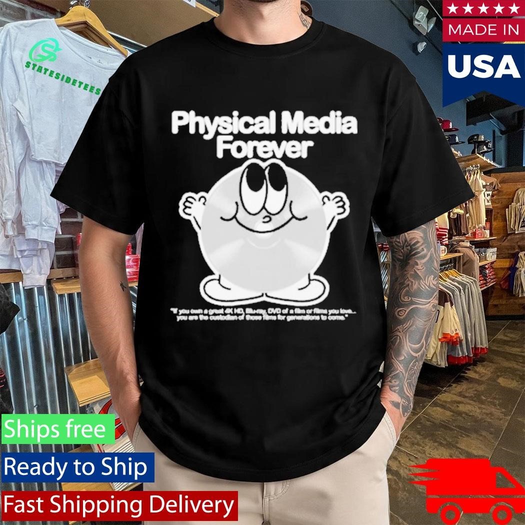 Physical Media Forever Wide Shirt