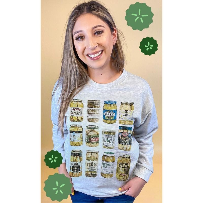 Pickle Obsessed Graphic Sweatshirt T-Shirts, Hoodie | DripVista.com