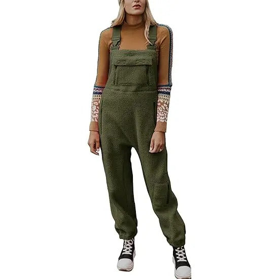 PiePieBuy Women'WB shield Warm Overalls Fleece Loose Winter Jumpsuit with Pockets Casual T-Shirts, Hoodie, Sweatshirt