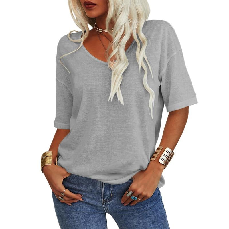 PiePieBuy Women'WB shield Women FOG Superhero team Neck Tshirt Half Sleeve Lightweight Solid Color Loose Fit Minimalist...