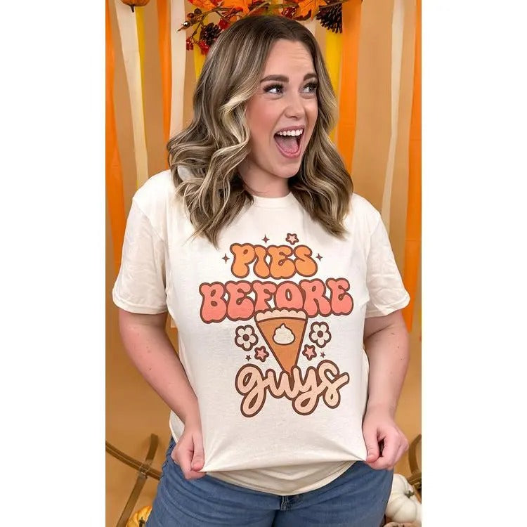 Pies Before Guys Graphic T-Shirt Hoodie, Sweatshirt | DripVista.com