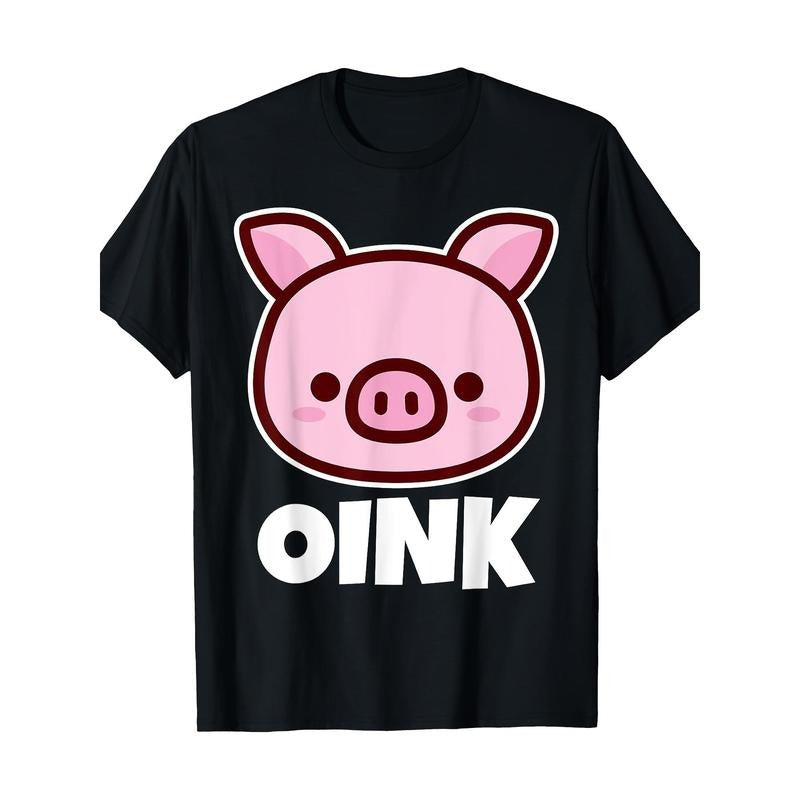 Pig Shirt Pig Lover T-Shirt-100% Cotton - 220g made in usa Hoodie, Sweatshirt | DripVista.com