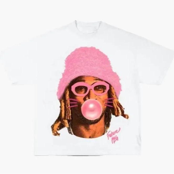 Pink  Future BUBBLE GUM Tee Hoodie, Sweatshirt | DripVista.com