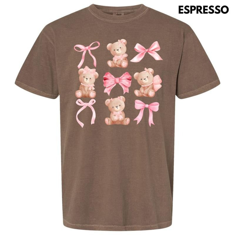 Pink Bear Coquette Collage Comfort Colors T-Shirt 'NLB' Hoodie, Sweatshirt | DripVista.com