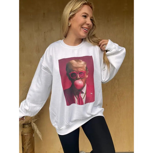 Pink Bubblegum Graphic Top