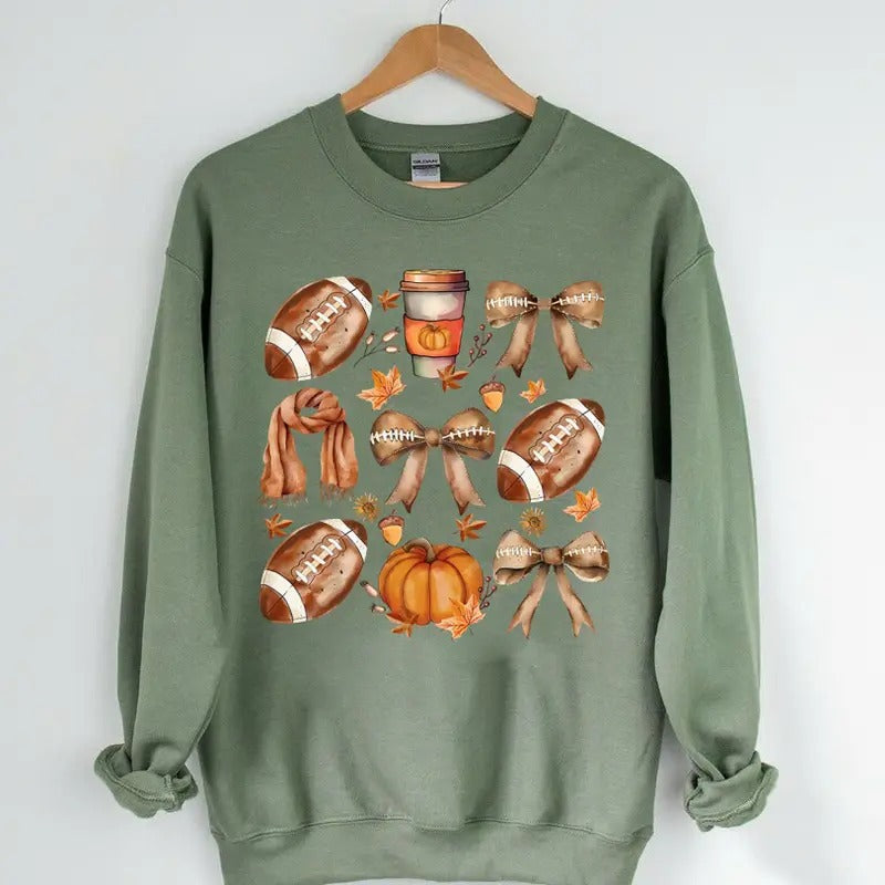 Pink Coquette Football Shirt, Football Mom Shirt, Sports Mom Gift, Gameday Shirt, Football Gift Shirt, Pink Coquette Shirt, Football Bow Tee