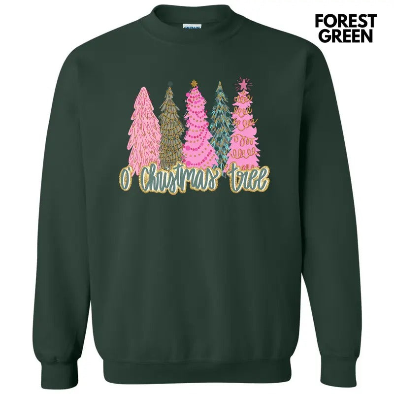 Pink O'Christmas Tree Sweatshirt 'NLB' T-Shirts, Hoodie | DripVista.com