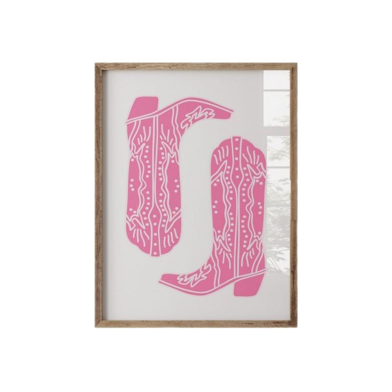 Pink Wall Decor, Trendy Wall Art Prints, Preppy Western Prints, Cowgirl Wall Prints, Girly Dorm Decor Aesthetic, Poster...