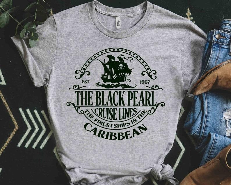 Pirates of the Caribbean Black Pearl Cruise Lines Shirt Hoodie, Sweatshirt | DripVista.com