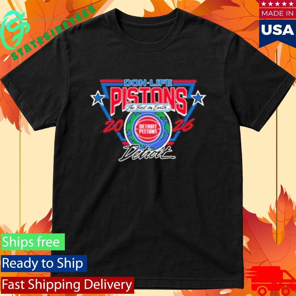 Pistons X Don Life 313 Day Shirt