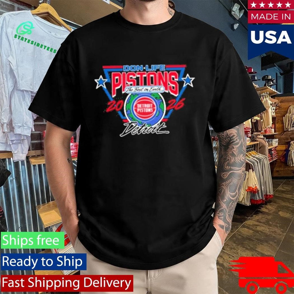 Pistons X Don Life 313 Day Shirt