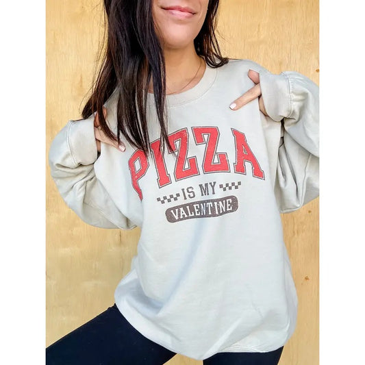 Pizza Valentine Graphic Top