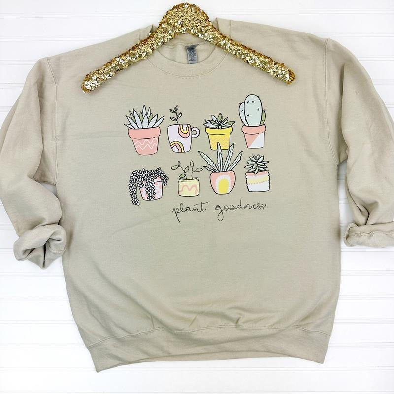 Plant Goodness Sweatshirt T-Shirts, Hoodie | DripVista.com