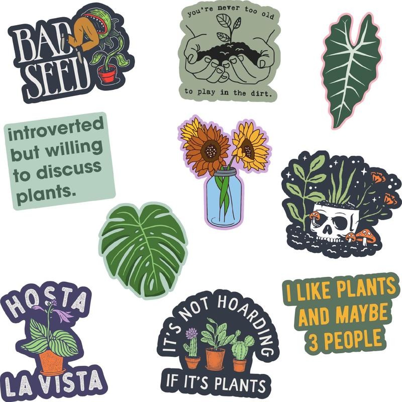 Plants Sticker Extra Large Stickers for Adults Funny Adhesives with Memes Funny Sarcastic  Multi T-Shirts, Hoodie, Sweatshirt