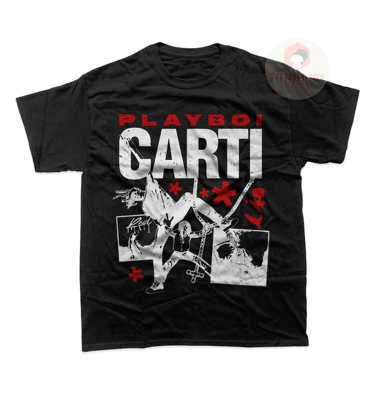 Playboi Carti Unisex T-Shirt - Whole Lotta Red Album -Rap Music Poster (only Black) Hoodie, Sweatshirt | DripVista.com