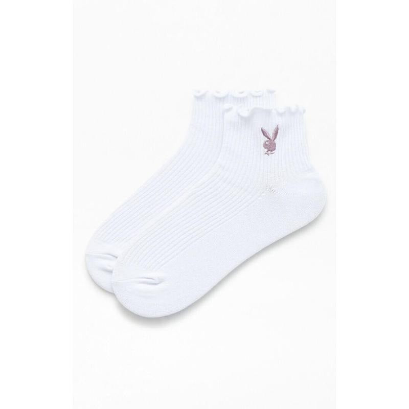 Playboy Women's By PacSun Bunny Ruffle Socks T-Shirts, Hoodie, Sweatshirt | DripVista.com