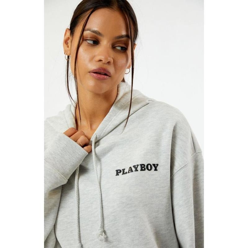 Playboy Women's By PacSun Classic Oversized Hoodie T-Shirts, Sweatshirt | DripVista.com