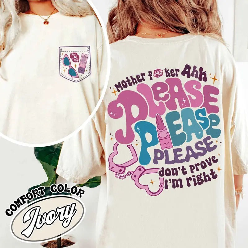 Please Shirt, Please Please Please Shirt, Gift Music Lover Tshirt, Motherfucker Shirt, Song Lyrics Concert Tshirt,...