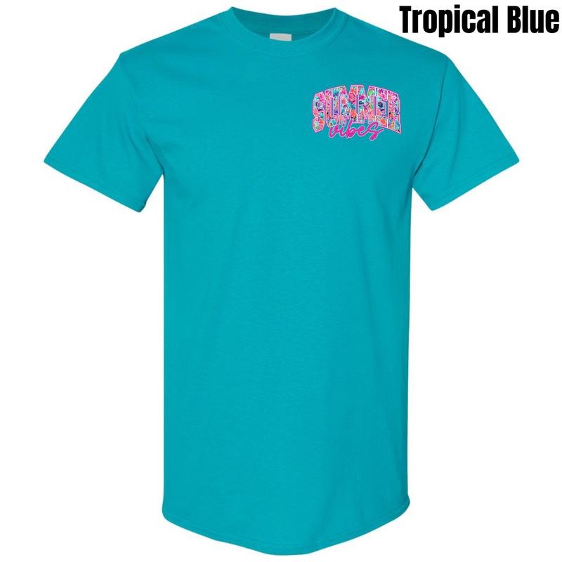 Pocket Size - Blooming Summer Vibes Gildan Short Sleeve T-Shirt 'NLB' Hoodie, Sweatshirt | DripVista.com