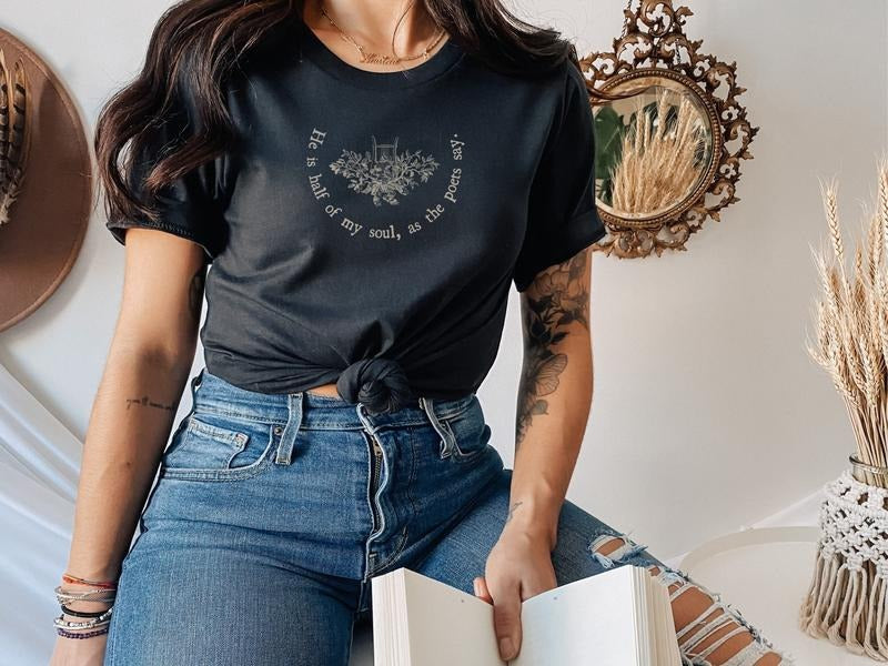 Poet Shirt The Song of Achilles Shirt Literature Shirt Achilles Patroclus Shirt Dark Academia Clothing Bookcore Aesthetic...