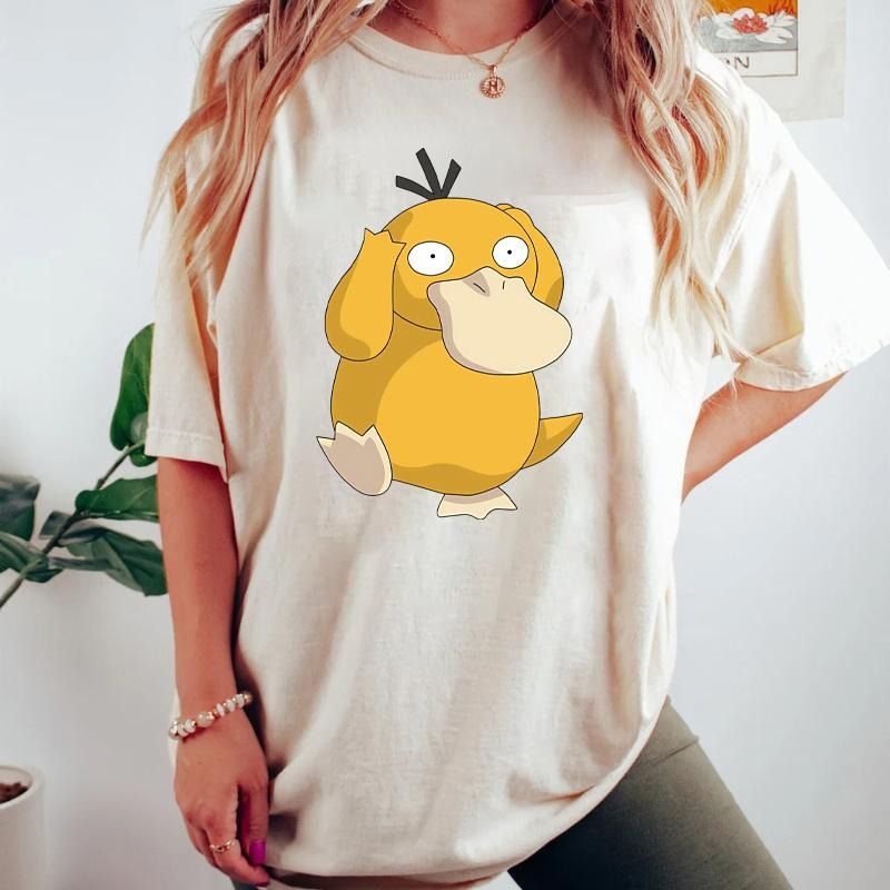 Pokemon Psyduck The Scream, Anime Gift, Pokemon Shirt, Psyduck Pokemon Shirt, Anime Sweatshirt