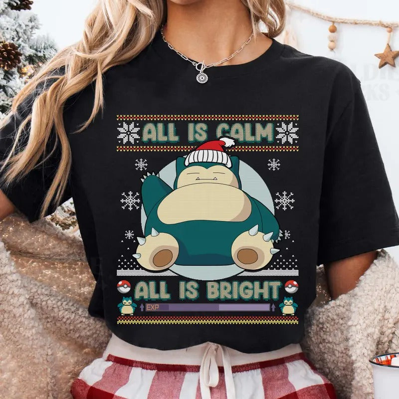 Pokemon Ugly Christmas Sweatshirt Eevee Christmas Sweater Eevee Xmas Sweatshirt Anime Christmas Party Christmas Gift