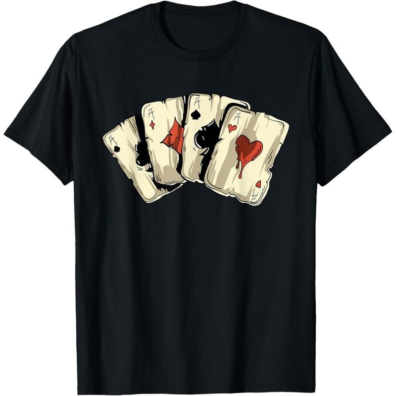 Poker Texas Hold'Em - Gambling Casino 4 Aces Poker T-Shirt made in usa Hoodie, Sweatshirt | DripVista.com
