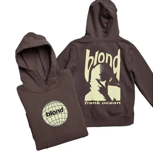 Frank Ocean BLOND Hoodie - Y2K Rap Hoodie For Fans, Unisex Cotton/Polyester Blend - Clothing, Menswear