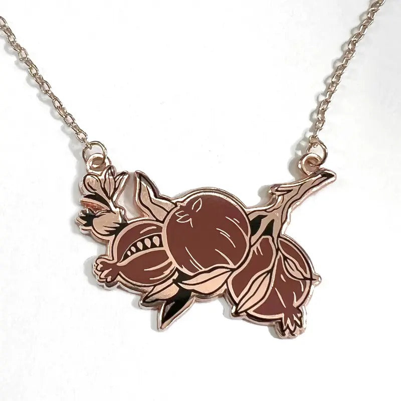 Pomegranate Enamel Necklace T-Shirts, Hoodie, Sweatshirt | DripVista.com