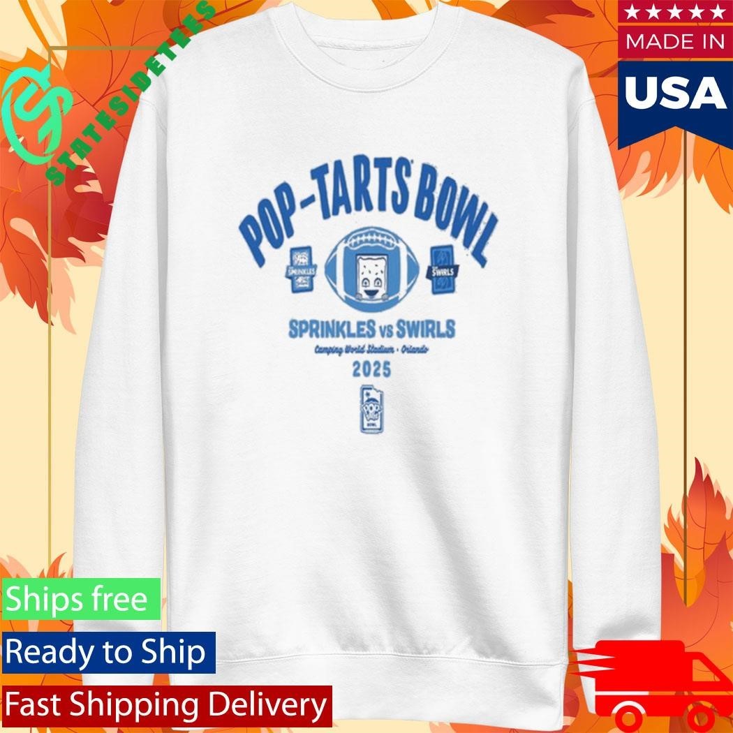 Pop-Tarts Bowl Sprinkles vs Swirls 2025 Shirt