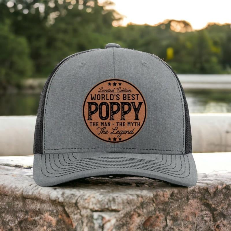 Poppy Hat - Father's Day Gift for Poppy - Best Poppy Ever - Poppy Fathers Day Gifts