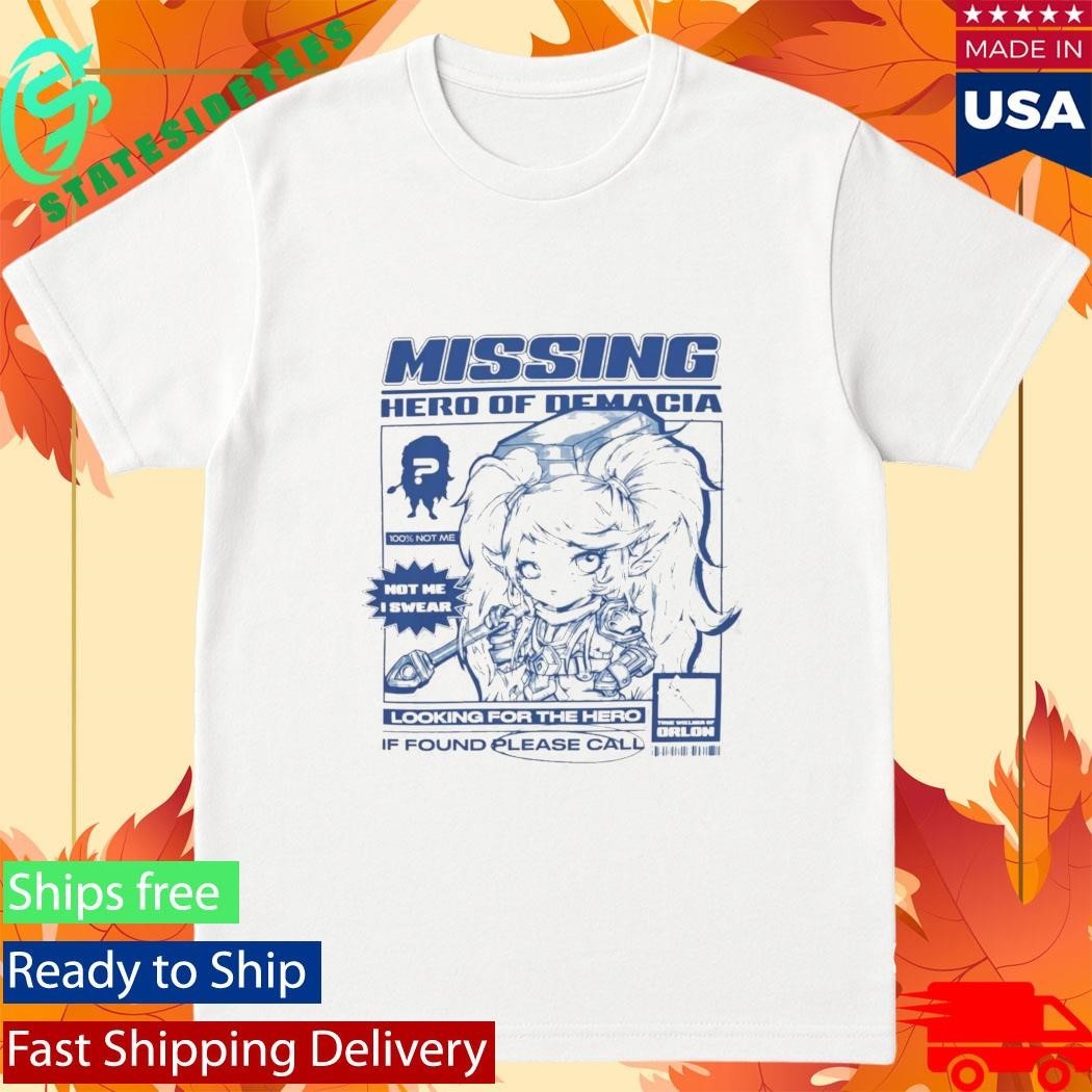 Poppy Missing Hero Of Demacia Shirt