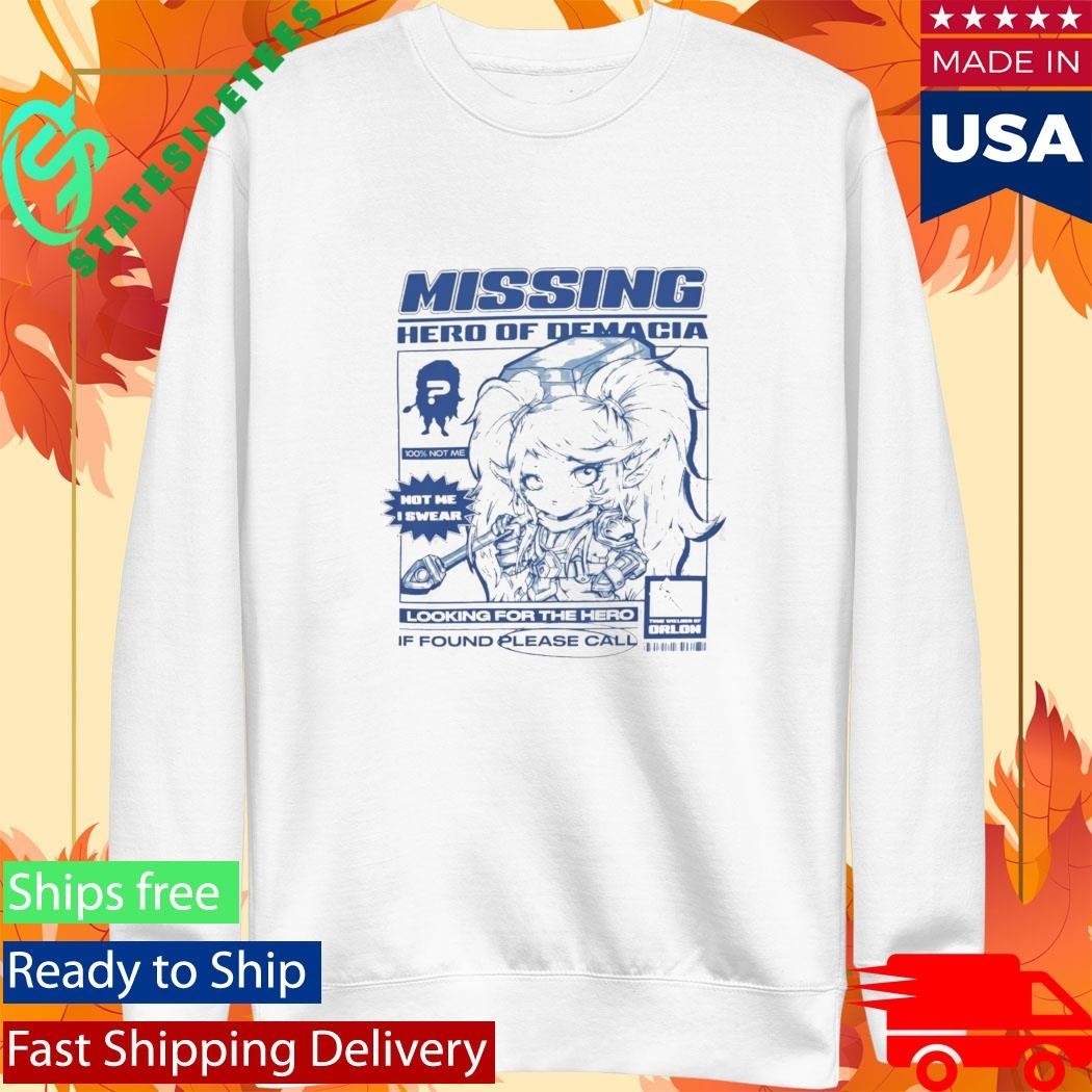 Poppy Missing Hero Of Demacia Shirt
