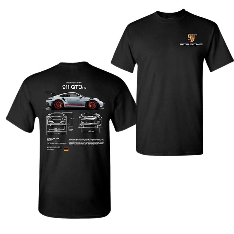 Porsche 911 GT3 RS Aesthetic T-Shirt, Porsche 911 T-Shirt For Men And Women, Trendy Shirt Hoodie, Sweatshirt | DripVista.com