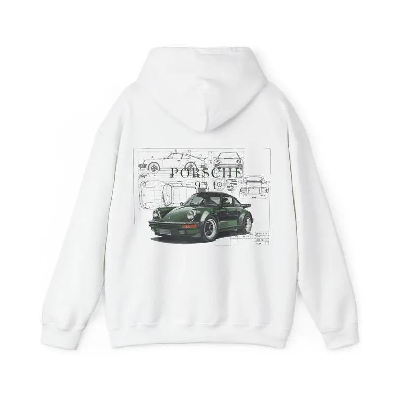 Porsche 911 T-Shirt, Sweatshirt, Hoodie, Classic Sports Car Sweatshirt, Car Enthusiast Hoodie Gift, Unisex Hoodies for...