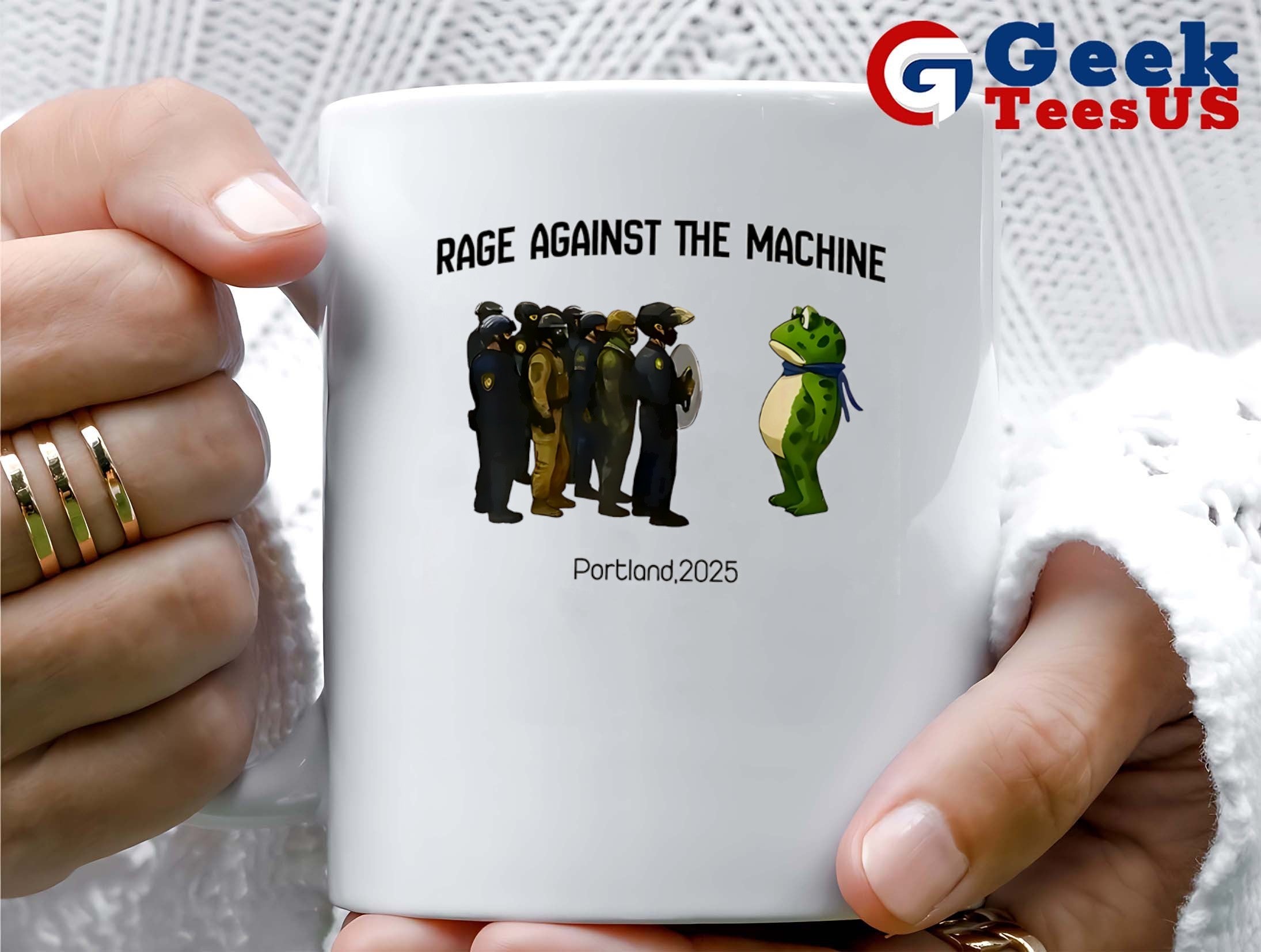 Portland 2025 Rage Against The Machine Frog shirt