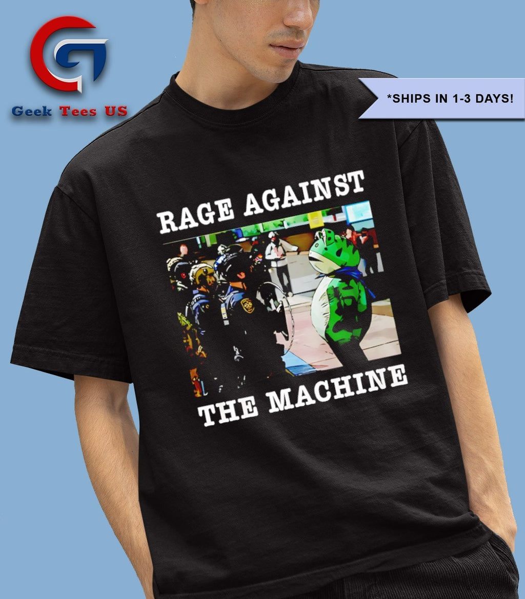 Portland Frog Protest Rage Against The Machine shirt