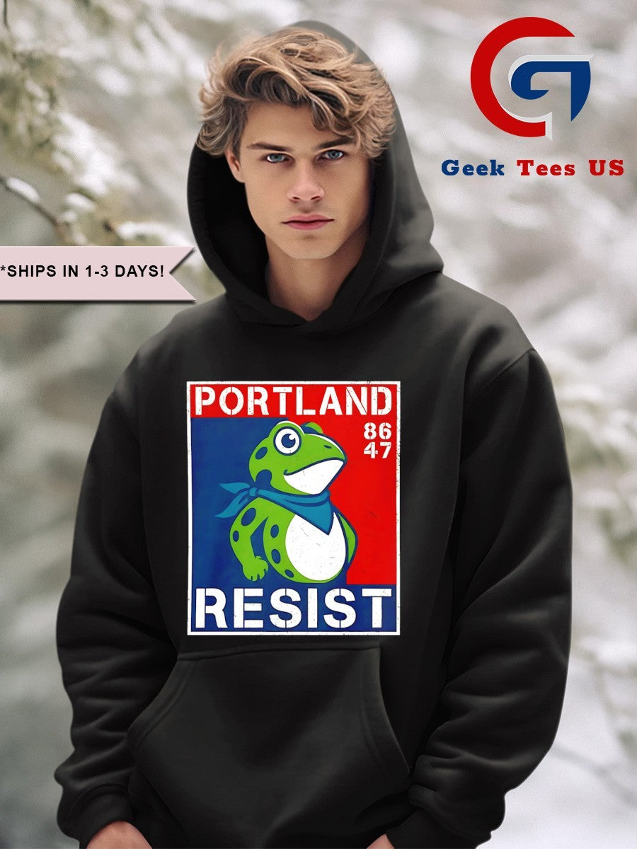 Portland Frog Protest Resist 8647 shirt