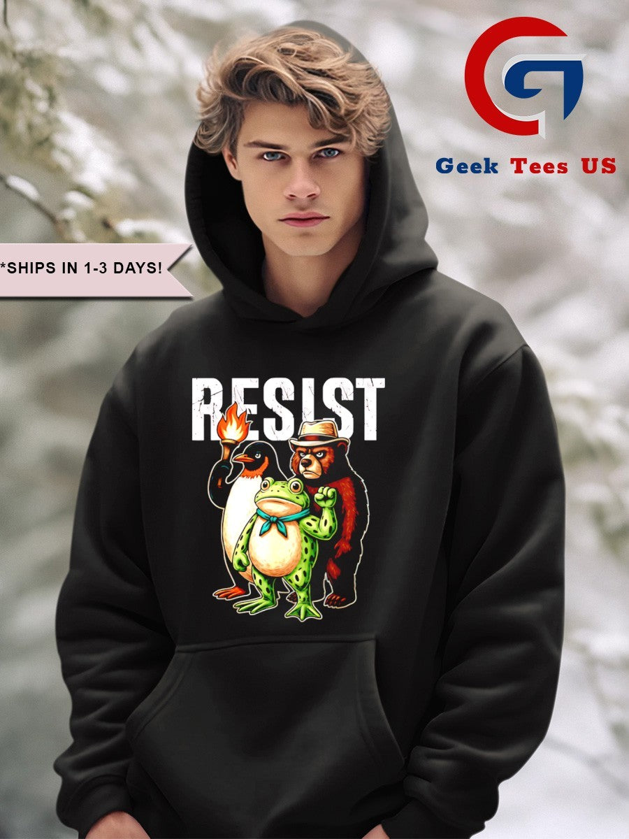 Portland Frog and animals Protest Resist 2025 shirt