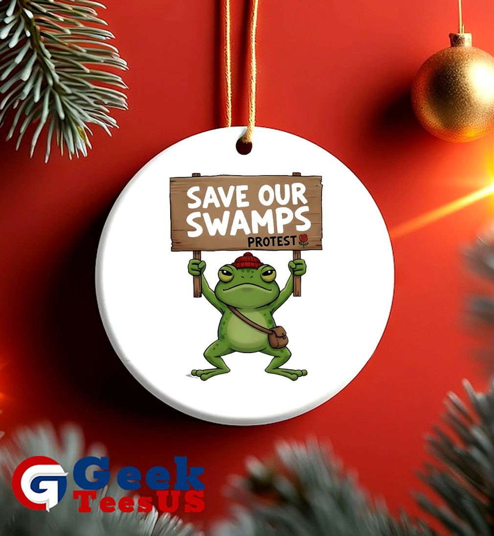 Portland Protest Frog save our swamps protest shirt