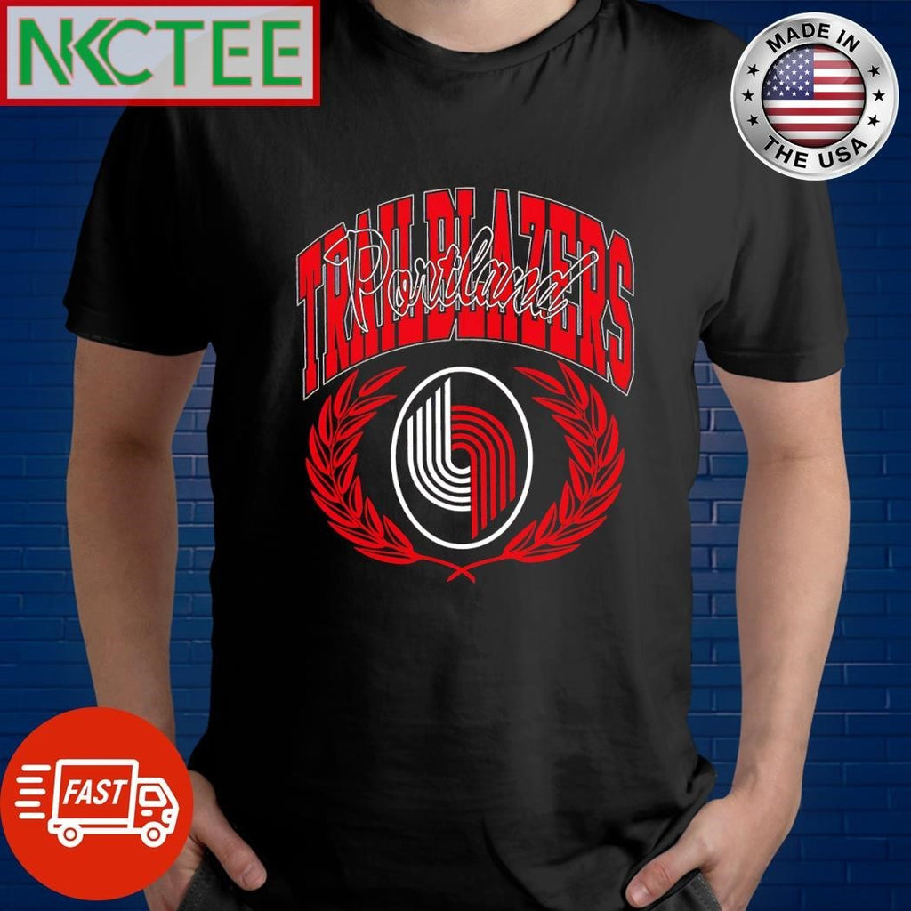 Portland Trail Blazers laurel wreath logo shirt