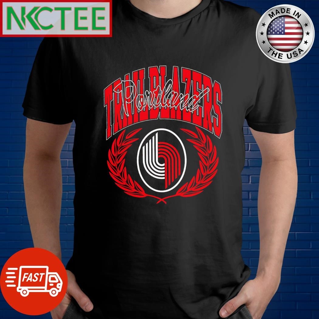 Portland Trail Blazers laurel wreath logo shirt