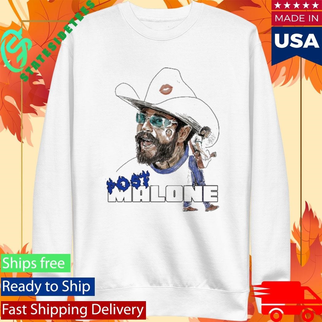 Post Malone Blue Flame Shirt