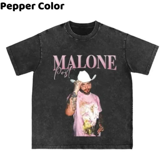 Post Malone Music Rap Vintage Graphic Shirt, Posty Tour Shirt, Post Malone Rap Tee, Bootleg Inspired Concert Fan Gift, Gift for her, Gift for him Menswear Top Underwear Streetwear