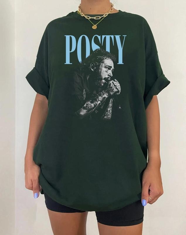 Posty Graphic Tee, Posty Signature Shirt, Posty Shirt, Post Tour 2024 Shirt, Gif For Fan, Post Malone Merch, Posty Howdy Shirt, Unisex T-Shirt, Gifts For Female Male, Short Sleeve Tee Shirt, Gifts For Birthday Mothers Day Christmas Anniversary