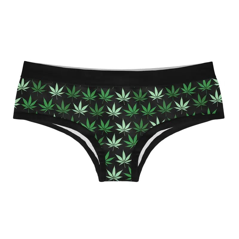 Pot Leaves Womens Panties Funny 420 Weed Graphic Underwear Bikini Brief Cute T-Shirts, Hoodie, Sweatshirt | DripVista.com