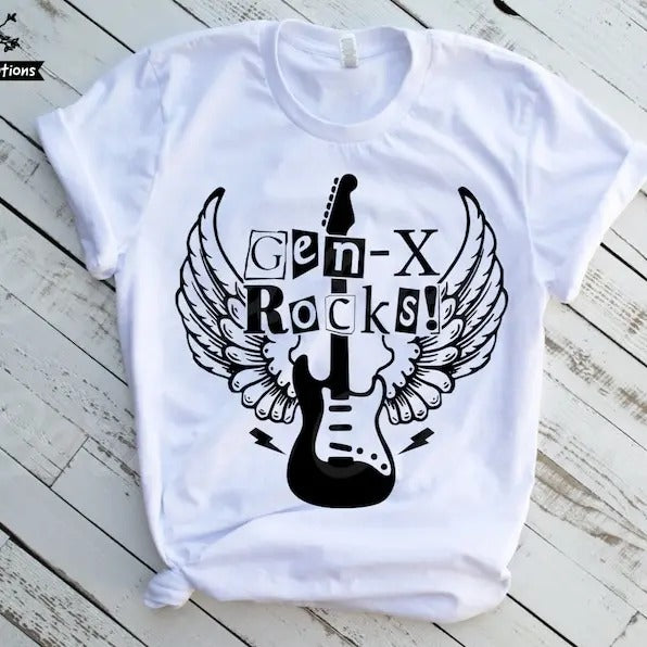 Premium  Gen X Rocks | Gen X | Generation X | Rock Music shirt Hoodie, Sweatshirt | DripVista.com